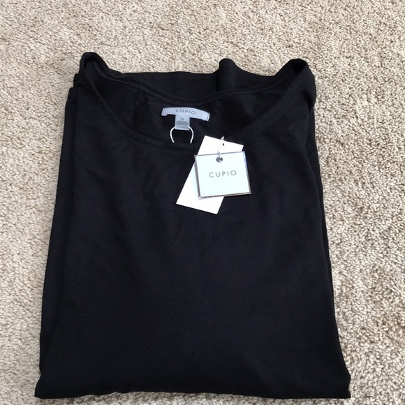New! Cupio 3X black short sleeve top. - Picture 9 of 9